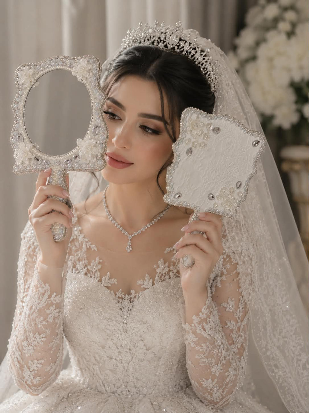 Lumière Grace™ Bridal Mirror